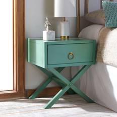 Turquoise Tables Safavieh Odilia 1 Drawer Bedside Table