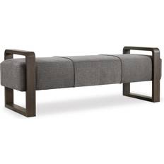 Brown Settee Benches Hooker 1600-50006-DKW Curata Settee Bench