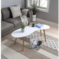 Bamboo Tables Convenience Concepts Oslo Bean Shaped Coffee Table