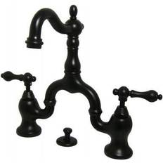 Kingston Brass KS7975AL English Country Bathroom Bridge Faucet Bronze