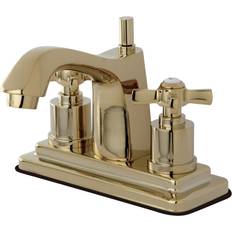 Taps Kingston Brass KS8642ZX 4 in Centerset Bathroom Faucet Polished