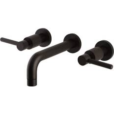 Kingston Brass KS8125DL Concord 2-Handle Wall Mount Bathroom Faucet Bronze