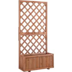 OutSunny Hochbeet Pflanzkasten Blumenkasten Rankkasten 31.5x72.5x149.5cm 72.5x28.5x149.5cm