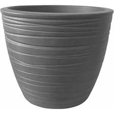 Polyethylen Krukker & Urtepotter Siena Garden Plantefad Polyethylen Grå 46-33-51-GA Krukke