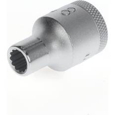 Håndværktøj Gedore Steckschlüsseleinsatz, Nuss, 1/2'' 12,5 Antrieb, 12-kant, 8 Weite, Werkzeug, D 19 8, Stahl verchromt Topnøgle