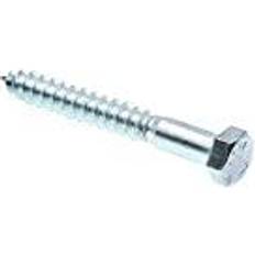 Prime-Line Lag Screw Bolt Hex Head 3/8 In X 3 In Pack
