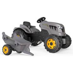 Smoby Coches de Pedales Smoby Tractor Infantil Con Pedales Stronger Xxl Muy Resistente Con Remolque