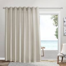 Exclusive Home Loha Patio Grommet Top Single Curtain Panel 108x84 Natural 137.16x274.32cm