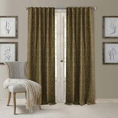 Yellow Curtains Elrene Home Fashions Antonia Blackout