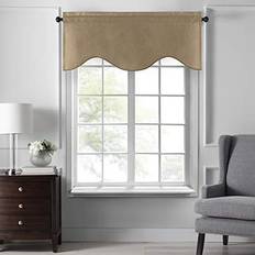 Yellow Valances Elrene Home Fashions Colette Scalloped Window