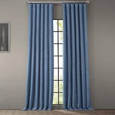 Half Price Drapes Faux Linen Room Curtains 50W x 84L