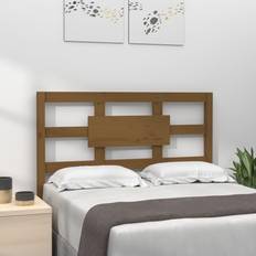 vidaXL Per Letto Ambra 80.5x4x100 cm In Legno Massello Di Pino Testiera