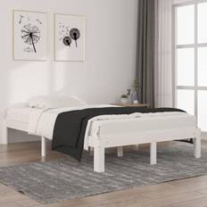 vidaXL Bed Frame White Sängram