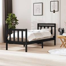 vidaXL Bed Frame Black Sängram