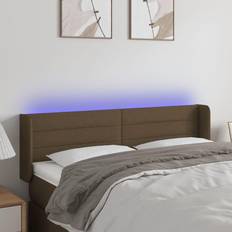 Mörkbrun vidaXL LED mörkbrun Sänggavel
