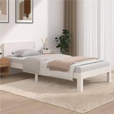 Senger & Madrasser vidaXL Bed Frame White Sängram