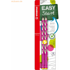 Pink Graphite Pencils Stabilo EASYgraph Handwriting Pencil Left Handed Pack of 2