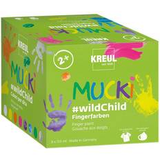 Silbrig Fingerfarben Kreul MUCKI Fingerfarben Set