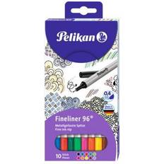 Pelikan Fineliners Pelikan 96 Fine Liner Assorted 10 Colors