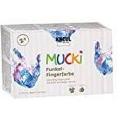 Pinturas de dedos Kreul MUCKI Fingerfarben Set, Bastelset