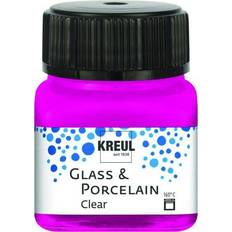 Transparent Glasfarben Kreul Glass & Porcelain Clear pink 20 ml