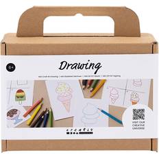 Creativ Company Mini DIY Kit med ritmaterial, Sweet things, 1 förp