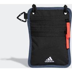 Adidas Handtassen Adidas Schoudertas met labelprint Zwart 100% Polyester, 100% Polyester