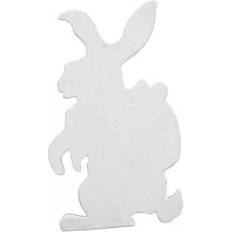 Europalms Osterhase Silhouette, weiss 60cm, inklusive Halter/Erdspieß Künstliche Pflanzen