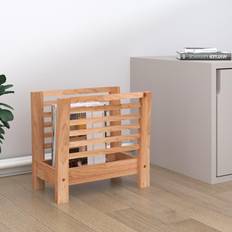 Brun - Rattan Magasinholdere vidaXL 40x26,5x38,5 massivt valnøddetræ Magasinholder