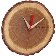 TFA Dostmann 60.3046.08 Quartz Oak, Wood Real wood Wall Clock