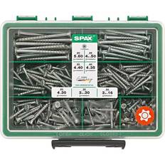 Spax Set di viti per legno in Acciaio Zincato 245 Pezzi