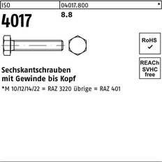 Lemvigh-Müller sort stålsætskrue ISO 4017 8.8