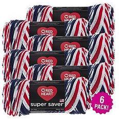 Red Heart Americana Super Saver Yarn 6 Pk 6 Pack