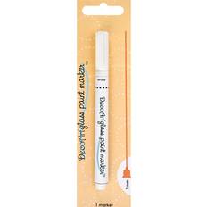 Deco Art Glass Paint Marker, White