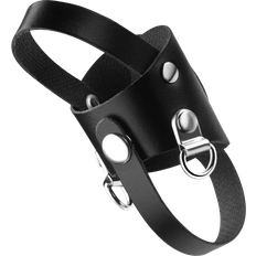 Rimba Erotic Fashion ra7459 penisband, svart äkta läder, 1-pack (1 x 1 styck)