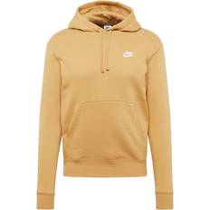 Nike Sportswear Club Fleece Pullover Hoodie - Elemental Gold/White