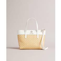 Ted Baker Sacs de courses Ted Baker Blesha Magnolia Raffia Mini Tote Bag