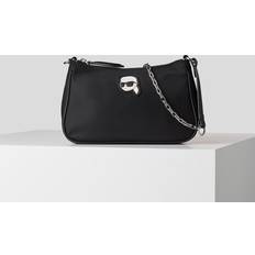 Karl Lagerfeld Skuldertaske Ikonik 2.0 Nylon Small Zip - Sort