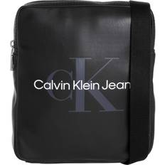 Sacs à main Calvin Klein Jeans Mens GBreporter souple Monogram Black Leather (archived) One Size