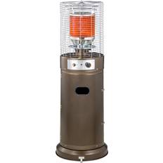 Brown Patio Heaters & Accessories OutSunny 11KW Patio Bullet Heater