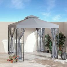 Grey Gazebo 2.5m Polenza Cream
