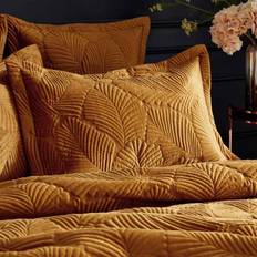 Paoletti Embroidered Velvet Pillow Case Gold