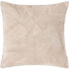 Leather Complete Decoration Pillows Homescapes Cream Real Feather Complete Decoration Pillows White