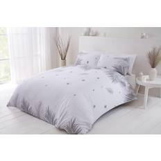 Rapport Super King Tropics Palm Leaves Duvet Cover Green, Grey
