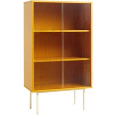 Hay colour cabinet Hay Colour Yellow Vitrinskåp 75x130cm