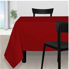 Rouge Chiffons & Tissus Alix Rectangle 140x300 cm Rouge Nappe Rouge