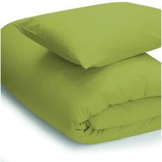 Textiles Belledorm Polycotton Percale 200 Thread Count Duvet Cover Green