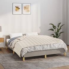 Tyngdtäcken vidaXL 150x200 Tyngdtäcke Beige, Vit (200x150cm)