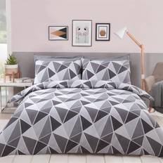 Textiles Rapport Leo Duvet Cover Grey (200x135cm)