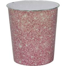 Cleaning Equipment & Cleaning Agents JVL Small Pink Sparkle Waste Paper Bin